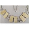 Image 3 : Custom Made Sterling and Carved Bone Necklace