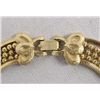 Image 2 : Unusual Goldtone 5 Strand Snake Chain Necklace