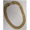 Image 3 : Unusual Goldtone 5 Strand Snake Chain Necklace