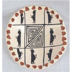 1980 Acoma Miniature Kokopelli Bowl