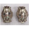 Image 2 : Zuni Sterling Overlay Turquoise Clip-On Earrings