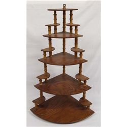 American Folk Art Spool Shelf