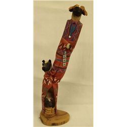 Navajo Hand Carved Wooden Folk Art by Melvin Jim