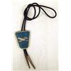Image 1 : Taxco Silverplated Roadrunner Chip Inlay Bolo