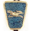 Image 3 : Taxco Silverplated Roadrunner Chip Inlay Bolo