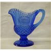 Image 1 : Avon Cobalt Blue Mt. Vernon Pitcher by Fostoria