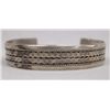 Image 1 : Navajo Sterling Silver Cuff Bracelet