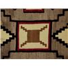 Image 2 : 1920 Large Navajo Storm Pattern Whirling Log Rug
