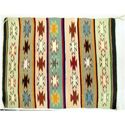 1950 Navajo Pastel Butterfly Textile Rug