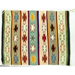 1950 Navajo Pastel Butterfly Textile Rug