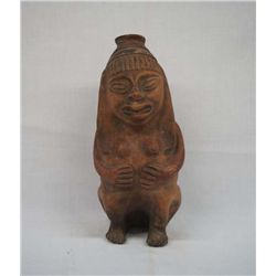 PreColumbian Female Pottery Statue Replica