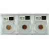 Image 2 : LOT OF ( 3 ) LINCOLN CENT, PCGS MS-66 RED: ( 1 ) 1940 AND ( 2 ) 1942