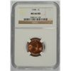 Image 1 : 1948 LINCOLN CENT, NGC MS-66 RED
