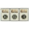 Image 1 : LOT OF ( 3 ) 1959 FRANKLIN HALF DOLLARS, NGC PROOF-66