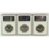 Image 2 : LOT OF ( 3 ) 1959 FRANKLIN HALF DOLLARS, NGC PROOF-66