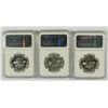 Image 2 : LOT OF ( 3 ) 1962 FRANKLIN HALF DOLLARS, NGC PROOF-66