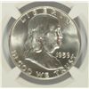 Image 2 : 1959-D FRANKLIN HALF DOLLAR, NGC MS-65 FBL  SCARCE!