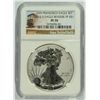 Image 1 : 2012-S $1.00 AMERICAN SILVER EAGLE, REVERSE PROOF, NGC  PROOF-70!  TROLLEY LABEL