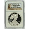 Image 1 : 2012-S $1.00 AMERICAN SILVER EAGLE, NGC PROOF-70 ULTRA CAMEO!  TROLLEY LABEL