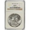 Image 1 : 1987 SILVER AMERICAN EAGLE NGC MS-69