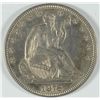 Image 1 : 1876 SEATED HALF DOLLAR AU/BU