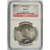 Image 1 : 1922-S PEACE DOLLAR NGC MS-63