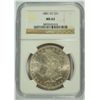 Image 1 : 1881-CC MORGAN SILVER DOLLAR, NGC MS-63 NICE!
