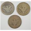 Image 2 : (3) 1901-S BARBER HALF DOLLARS