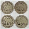 Image 2 : (4) 1919 WALKING LIBERTY HALF DOLLARS