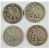 Image 2 : (4) 1919-D WALKING LIBERTY HALF DOLLARS