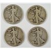 Image 1 : (4) 1921-S WALKING LIBERTY HALF DOLLARS