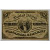 Image 1 : 1863 THREE CENT US FRACTIONAL CURRENCY