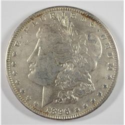 1896-O MORGAN DOLLAR AU-58