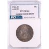 Image 1 : 1855-O ARROWS SEATED HALF DOLLAR, PCI MS-64, BEAUTIFUL COLOR, NEVER CLEANED!