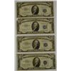 Image 1 : LOT OF ( 4 ) 1953 $10.00 SILVER CERTIFICATES