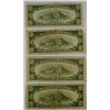 Image 2 : LOT OF ( 4 ) 1953 $10.00 SILVER CERTIFICATES