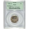 Image 1 : 1938-D BUFFALO NICKEL PCGS MS65 OLD GREEN HOLDER