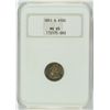 Image 1 : 1851-O SEATED HALF DIME NGC MS-65