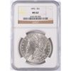 Image 1 : 1892 MORGAN DOLLAR NGC MS-62