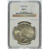 Image 1 : 1922-S PEACE DOLLAR NGC MS-61