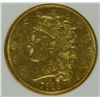 Image 2 : 1834 $5 GOLD CLASSIC HEAD NGC XF-40 (PLAIN 4)