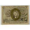 Image 1 : 1863 TWENTY FIVE CENT US FRACTIONAL CURRENCY CH XF