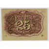 Image 2 : 1863 TWENTY FIVE CENT US FRACTIONAL CURRENCY CH XF