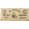 Image 1 : 1864 $50 CONFEDERATE STATES OF AMERICA NOTE