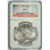 Image 1 : 1922-D PEACE DOLLAR NGC MS-63