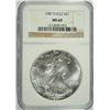 Image 1 : 1987 SILVER AMERICAN EAGLE NGC MS-69