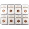 Image 1 : LOT OF ( 8 ) 1957-D LINCOLN CENTS, NGC MS-66 RED