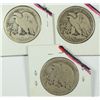 Image 2 : 1916 (P, D, S) WALKING LIBERTY HALF DOLLARS