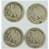 Image 2 : (4) 1919 WALKING LIBERTY HALF DOLLARS