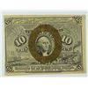 Image 1 : 1863 TEN CENT US FRACTIONAL NOTE AU